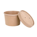 Fiesta Compostable Papierdeckel 98mm für Suppenbecher 500 Stück – Bild 4