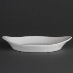 Olympia Whiteware ovale Gratinschalen weiß 23 x 13cm (6 Stück) – Bild 4
