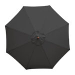 Bolero runder Sonnenschirm schwarz 2,5m – Bild 5
