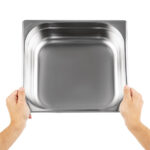 Vogue GN-Behälter Edelstahl 10cm GN2/3 – Bild 6