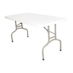 Bolero rechteckiger Klapptisch weiß 152cm