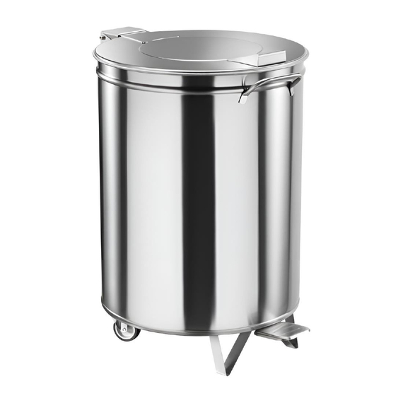 download_f2hs-9n.jpg Gastro M Edelstahl-Treteimer mit Rädern 50L – Bild 1