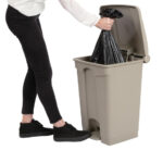 Jantex Küchenpedaleimer beige 45L – Bild 6
