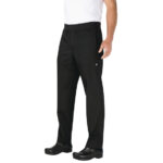 Chef Works Leichte Hose für Herren Schwarz Größe L – Bild 9