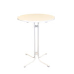 Monaco runder Stehtisch Metall weiß 80cm