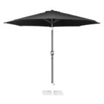 Bolero Sevilla Runder Sonnenschirm 3m Durchmesser Schwarz
