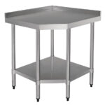 Vogue Arbeitsecktisch mit Aufkantung und Regalboden 90 x 70cm – Bild 4
