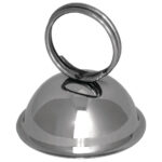 Olympia Menühalter Edelstahl mit Ring – Bild 2
