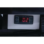 Polar C-Serie Energieeffizienter Kühlschrank mit gebogener Tür Schwarz 86Ltr – Bild 8