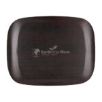 Roltex Wave Serviertablett dunkles Holz 46 x 36cm