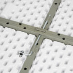 Bolero runder Klapptisch weiß 153cm – Bild 5