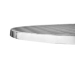 Bolero Stahl und Aluminium Runder Bistrotisch 800mm – Bild 3