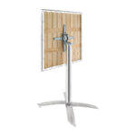 Bolero quadratischer klappbarer Tisch Eschenholz 1 Bein 60cm – Bild 3
