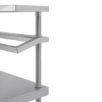 Vogue Edelstahl Arbeitstisch mit Aufsatz 120cm – Bild 5