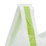 Vegware kompostierbare PLA-Tragetaschen mittelgroß (500 Stück) – Bild 5