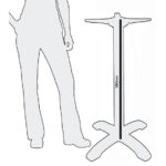 Bolero Tischfuß Gusseisen 108cm hoch – Bild 6