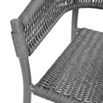 Bolero Florence Grey Mix Rope Twist Korbstühle (2 Stück) – Bild 5