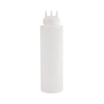 Vogue transparente Quetschflasche mit 3 Spritzdüsen 1L