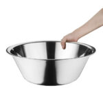 Vogue Teigschüssel konisch Edelstahl 8 Liter – Bild 3