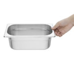 Vogue GN-Behälter Edelstahl 10cm GN1/4 – Bild 5