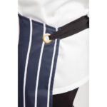 Whites Latzschürze mit Tasche blau-weiß gestreift – Bild 5
