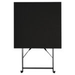 Bolero quadratischer klappbarer Terrassentisch Stahl schwarz 60cm – Bild 7