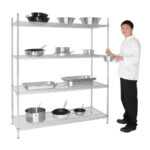 Vogue 4 Reihen Drahtregal-Kit 1525x610mm – Bild 3