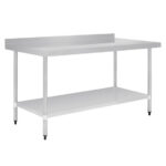Vogue Arbeitstisch mit Aufkantung und Regalboden 180 x 70cm – Bild 4