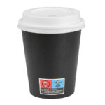 Nisbets Essentials Heiße Becher und Deckel Pack 8oz (350 Stück) – Bild 2