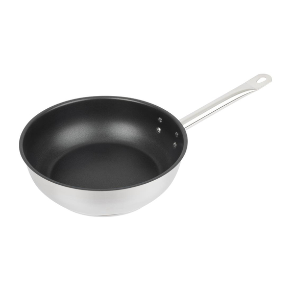 download_go97-bx.jpg Vogue Antihaft Teflon Edelstahl Platin Plus Sauté Pfanne 240mm – Bild 1