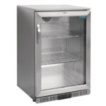 Polar Serie G Edelstahl Barkühlschrank mit Klapptür 138L – Bild 2
