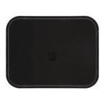 Cambro Camtread rechteckiges rutschfestes Fiberglas Tablett schwarz 45,7cm – Bild 2