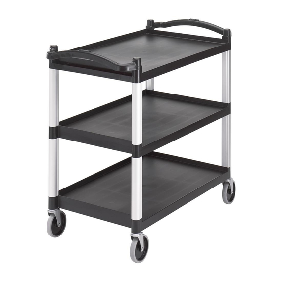 download_gso9-od.jpg Cambro großer Servierwagen mit 3 Ablagen – Bild 1