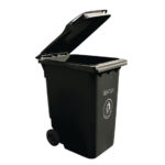 Mülltonne Schwarz 240Ltr