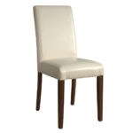 Bolero Esszimmerstühle Kunstleder creme (2 Stück)