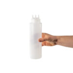 Vogue transparente Quetschflasche mit 3 Spritzdüsen 1L – Bild 4