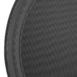 Olympia Kristallon rutschfestes Tablett aus Polypropylen rund schwarz 356mm – Bild 5
