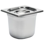 Gastro M Edelstahl GN-Behälter 15cm GN1/6 – Bild 2