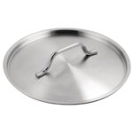 Vogue Edelstahl Kochtopf 5Ltr mit Deckel – Bild 4