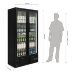 Polar Serie G Barkühlschrank hoch 2 Klapptüren – Bild 4