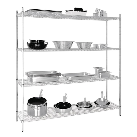 download_h56f-4n.jpg Vogue 4 Reihen Drahtregal-Kit 1830x460mm – Bild 1