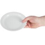 Olympia Whiteware Teller mit schmalem Rand 18cm (12 Stück) – Bild 8