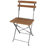 Bolero klappbare Terrassenstühle Holzimitat (2 Stück) – Bild 4