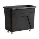 Trolley Medium aus schwarzem Polyethylen