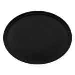 Cambro Camtread Großes Fiberglas-Ovaltablett mit rutschfester Oberfläche Schwarz 600mm – Bild 6