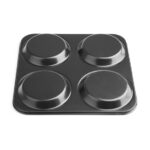 Vogue antihaftbeschichtete Yorkshire-Pudding-Formen 4 Formen