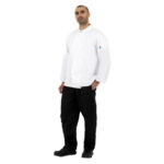 Whites Vegas Kochjacke lange Ärmel weiß M – Bild 3
