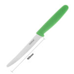 Hygiplas Tomatenmesser mit Wellenschliff 10cm grün – Bild 5
