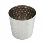 Olympia Pommes-Frites-Becher Edelstahl 8,5cm – Bild 2