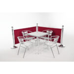Bolero Abschirmwand rot – Bild 3